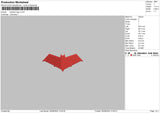 Batman Small Embroidery File 6 sizes