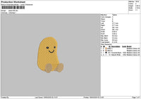 Bean 1503 Embroidery File 6 sizes
