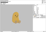 Bean 1503 Embroidery File 6 sizes