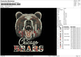 Bears Head 3110 Embroidery FIle 6 sizes