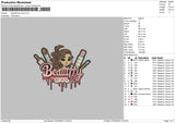 Beauty0704 Embroidery File 6 sizes