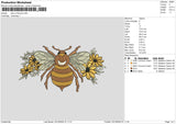 Bee 2210 Embroidery File 6 sizes