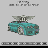 Bentley embroidery