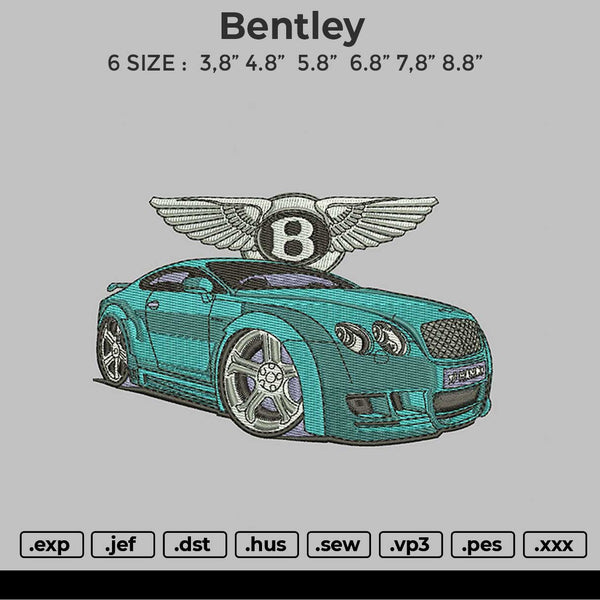 Bentley embroidery