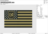 Black america v2 Embroidery File 6 size