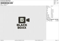 Black Boxx Embroidery File 6 size