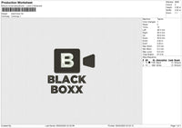 Black Boxx Embroidery File 6 size