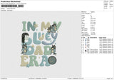 Bluey Dad Embroidery File 6 size