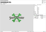 Bone002 Embroidery File 6 sizes