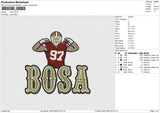 Bosa Embroidery File 6 size