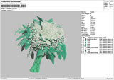 Bouquete V22 Embroidery File 6 sizes