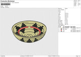 Bowl Embroidery File 6 size