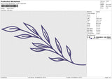 Branch Embroidery File 5 size
