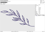 Branch Embroidery File 5 size
