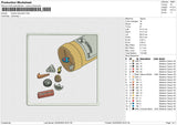 Brands Sprinkles Embroidery File 6 size