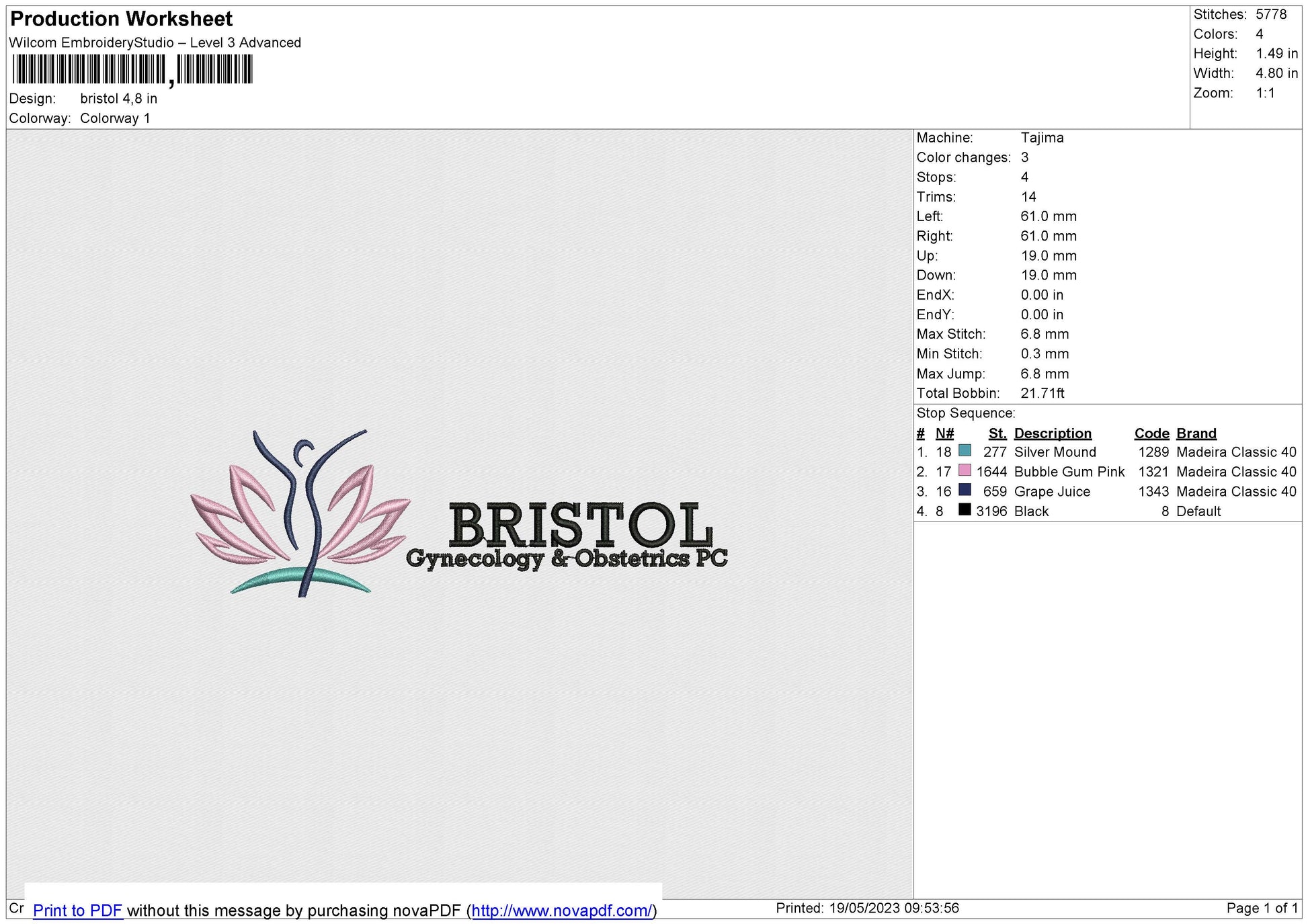 Bristol Embroidery embrostudio