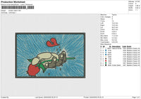 Broken Heart Embroidery File 6 size