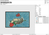 Broken Heart Embroidery File 6 size