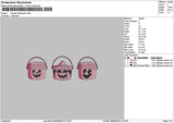 Bucketshalloween Embroidery File 6 sizes