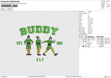 Buddy Embroidery File 6 size