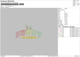 Bunnytext 03 Embroidery File 6 sizes