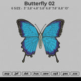 Butterfly 02 Embroidery