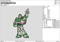 Buzz2311 Embroidery File 6 sizes