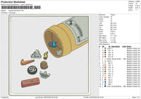 Brands Sprinkles Embroidery File 6 size