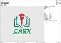 CAEX Embroidery File 6 size