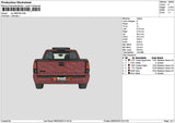 Car 0805b Embroidery File 6 sizes
