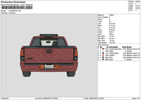 Car 0805b Embroidery File 6 sizes