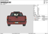 Car 0805b Embroidery File 6 sizes