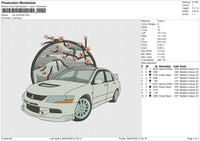 Car 220325a Embroidery File 6 size