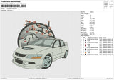 Car 220325a Embroidery File 6 size