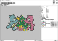 Bearsxmas 1711 Embroidery File 6 sizes