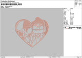 Carl Love Embroidery File 6 sizes