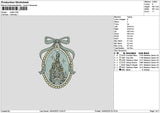 Castle 1404 Embroidery File 6 sizes