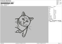 Cat 0610 Embroidery File 6 sizes