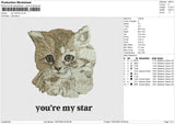 Cat 130723 Embroidery File 6 size