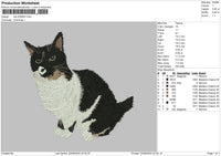 Cat 2208 Embroidery File 6 sizes