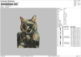 Cat 2609 Embroidery File 6 sizes