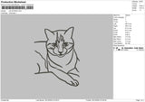 Cat 3010a Embroidery File 6 sizes