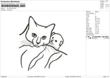 Cat 3010b Embroidery File 6 sizes