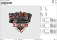 Chaparros Embroidery File 6 size