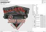 Chaparros Embroidery File 6 size