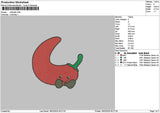 Chilli Chibi Embroidery File 6 sizes