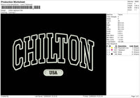 Chiltontext App Embroidery File 6 sizes