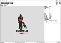 Chinatowntext Embroidery File 6 sizes