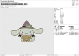 Chinnamorol Halloween Embroidery File 6 size