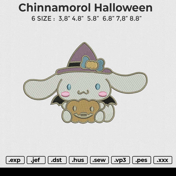 Chinnamorol Halloween Embroidery File 6 size